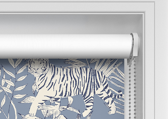 Tropical Wildcats, Indigo - Twist&Fit Roller Blind - Image 11